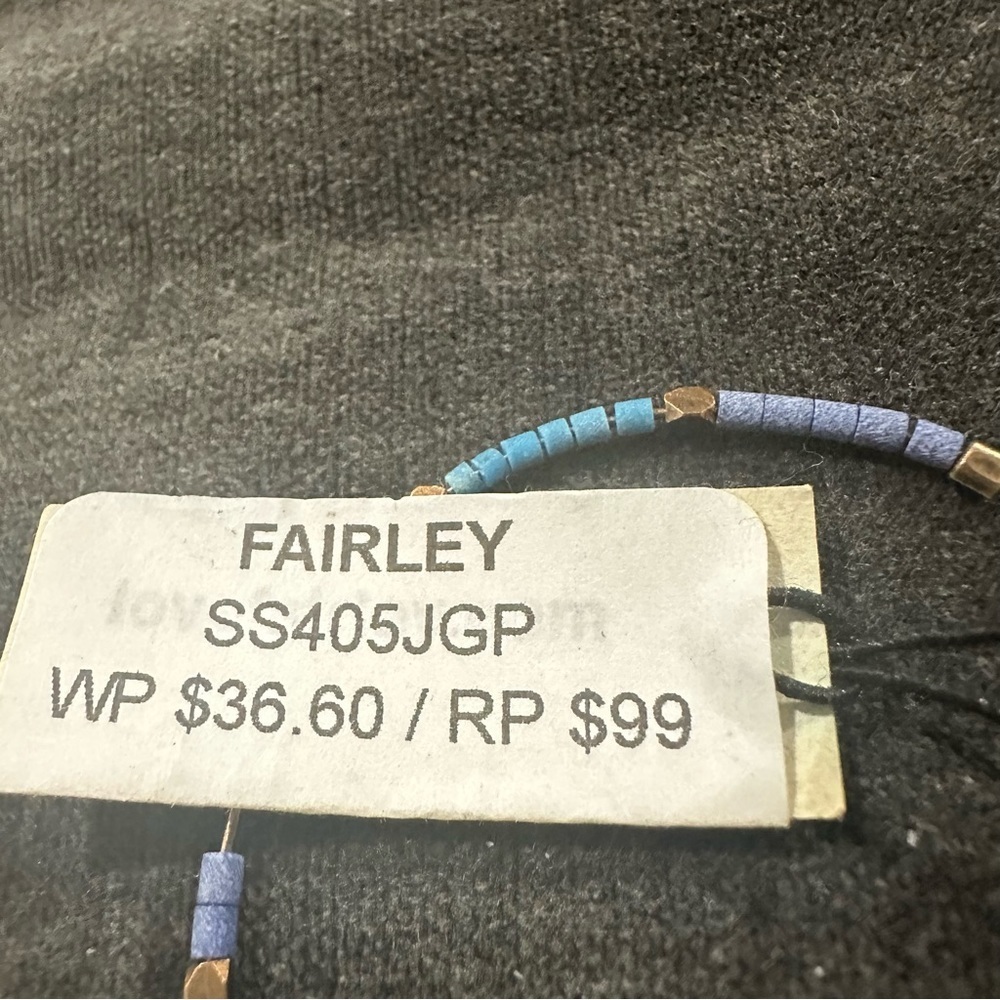 NWT Fairley Adjustable Beaded Bracelet reg $99 with pouch - Picture 4 of 8